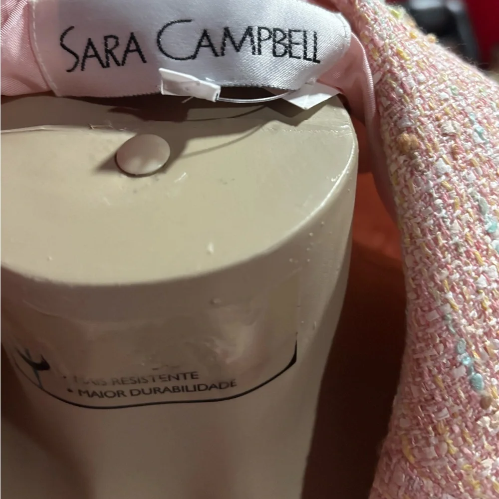 Sara Campbell Textured Pink Blazer and Skirt Set - Picture 6 of 6